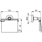 Держатель для туалетной бумаги Ideal Standard IOM